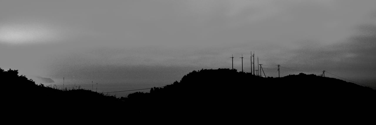 Night view from Konbumori, Kushiro